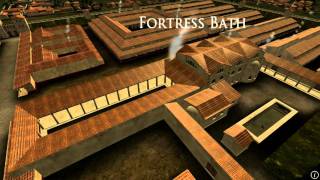 Animation of ancient Roman Fort in Caerleon Wales [upl. by Salvadore108]