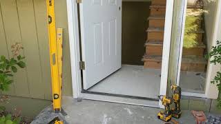 Jeld Wen Front Door Installation  Really crappy products and craftsmanship PART 1 [upl. by French]