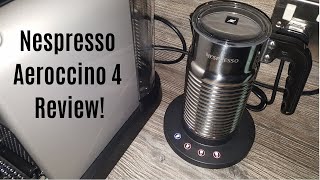 Nespresso Aeroccino 4 Milk Frother Review  Worth upgrading from the Aeroccino 3 [upl. by Sunday]