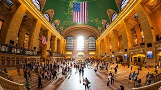 Walking Tour of Grand Central Terminal — New York City 【4K】🇺🇸 [upl. by Tnerual48]