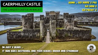 Caerphilly Castle  The Largest in Wales 2nd in Britain [upl. by Ailes]