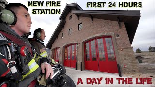 First 24 Hours in a New Fire Station  A Day in the Life [upl. by Nnairol670]