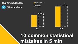 Ten Statistical Mistakes in 5 Min [upl. by Burt]