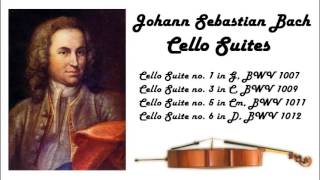 Johann Sebastian Bach  Cello suites in 432 Hz great for reading or studying [upl. by Enyahc]