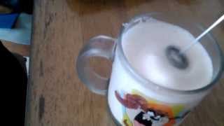 Aerolatte Review Frothing Cold Milk In Under 1 Minute [upl. by Karmen413]